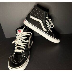 Vans Suede Sk8-Hi Sneakers Mens 10 Black Shoes 500714